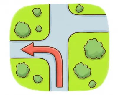 Turn left